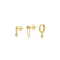 Orecchini Kurshuni Donna in Argento KX267-3Y0RS - KX267-3Y0RS